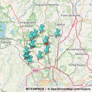 Mappa Via dei Cedri, 00060 Roma RM, Italia (6.49615)