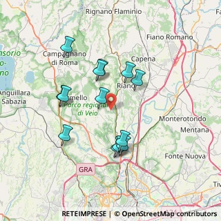 Mappa Via dei Cedri, 00060 Roma RM, Italia (6.99538)