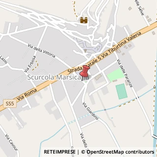 Mappa Via D'Annunzio, 13, 67068 Scurcola Marsicana, L'Aquila (Abruzzo)