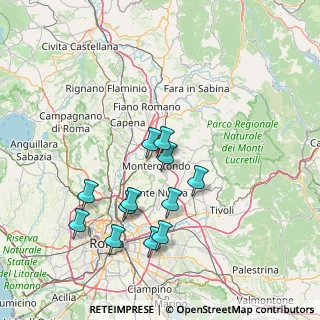 Mappa Via Tagliamento, 00015 Monterotondo RM, Italia (14.955)