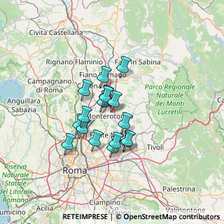 Mappa Via Tagliamento, 00015 Monterotondo RM, Italia (10.58824)