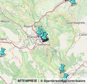 Mappa Via Papa Benedetto XV, 67039 Sulmona AQ, Italia (24.8135)