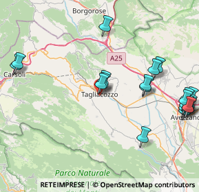 Mappa Via Lungo Imele, 67069 Tagliacozzo AQ, Italia (10.6285)