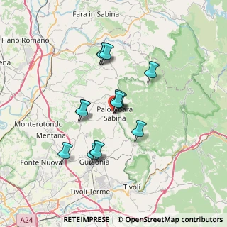 Mappa Via Trieste, 00018 Palombara Sabina RM, Italia (6.205)