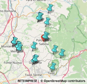 Mappa Via Trieste, 00018 Palombara Sabina RM, Italia (8.4225)