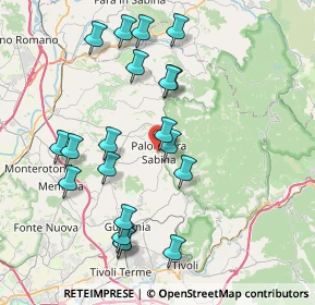 Mappa Via Trieste, 00018 Palombara Sabina RM, Italia (8.5765)