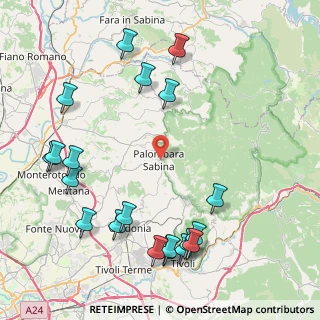 Mappa Via Fiume, 00018 Palombara Sabina RM, Italia (11.0435)
