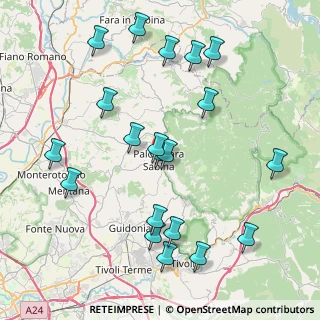 Mappa Via Fiume, 00018 Palombara Sabina RM, Italia (9.422)