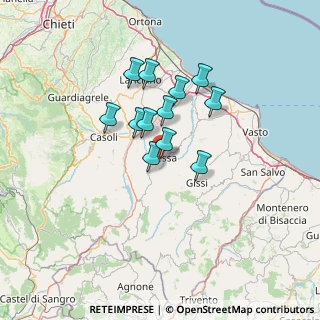 Mappa Via di Tonto Giacinto, 66041 Atessa CH, Italia (10.505)
