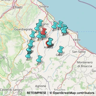 Mappa Via di Tonto Giacinto, 66041 Atessa CH, Italia (11.732)