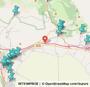 Mappa A25 Torano - Pescara, 67043 Celano AQ, Italia (6.8175)