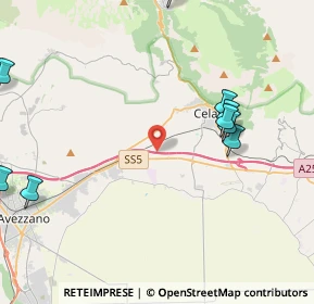 Mappa A25 Torano - Pescara, 67043 Celano AQ, Italia (6.13091)