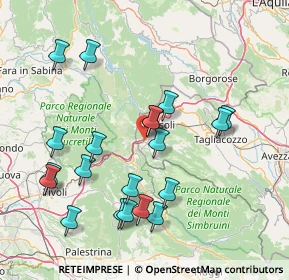 Mappa Via Collefiorito, 67063 Oricola AQ, Italia (17.025)