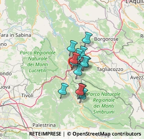 Mappa Via Collefiorito, 67063 Oricola AQ, Italia (7.62692)