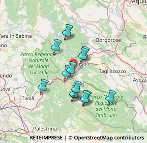 Mappa Via Collefiorito, 67063 Oricola AQ, Italia (12.20857)