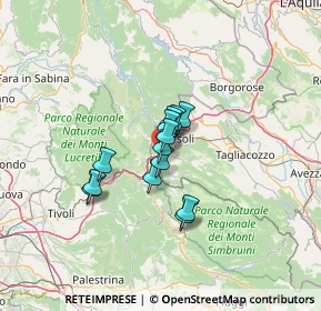 Mappa Via Collefiorito, 67063 Oricola AQ, Italia (8.56769)