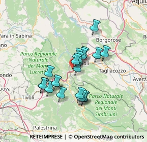 Mappa Via Collefiorito, 67063 Oricola AQ, Italia (11.3965)