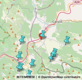 Mappa Via Collefiorito, 67063 Oricola AQ, Italia (5.31818)