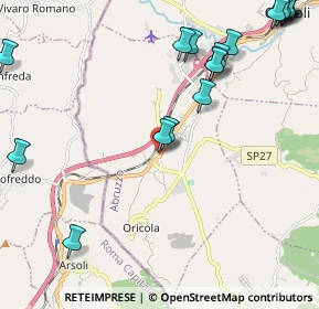 Mappa Via Collefiorito, 67063 Oricola AQ, Italia (3.207)