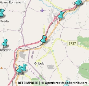 Mappa Via Collefiorito, 67063 Oricola AQ, Italia (3.815)