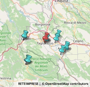 Mappa Via del Pineto, 67069 Tagliacozzo AQ, Italia (12.15385)