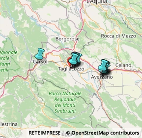 Mappa Via del Pineto, 67069 Tagliacozzo AQ, Italia (8.958)