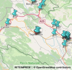 Mappa Via del Pineto, 67069 Tagliacozzo AQ, Italia (10.6525)