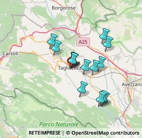 Mappa Via del Pineto, 67069 Tagliacozzo AQ, Italia (5.67267)