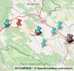 Mappa Via del Pineto, 67069 Tagliacozzo AQ, Italia (10.2215)