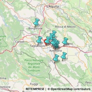 Mappa Via della Vittoria, 67068 Scurcola Marsicana AQ, Italia (8.96083)