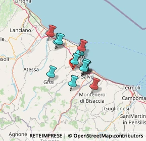 Mappa Via Enrico Mattei, 66051 Cupello CH, Italia (8.4)