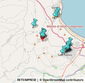 Mappa Via Enrico Mattei, 66051 Cupello CH, Italia (3.68933)