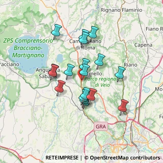 Mappa Via Casal Dei Pini, 00060 Formello RM, Italia (6.23444)
