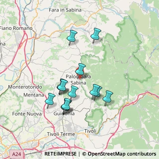 Mappa Via dei Mercati, 00018 Palombara Sabina RM, Italia (6.86214)