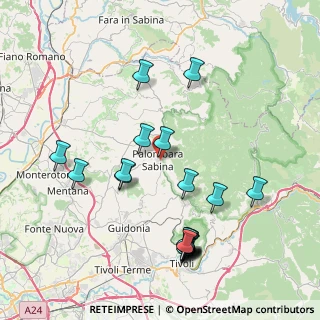 Mappa Via dei Mercati, 00018 Palombara Sabina RM, Italia (9.268)