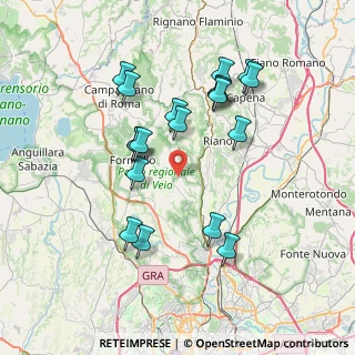 Mappa Via Monte Noce, 00060 Sacrofano RM, Italia (7.58789)