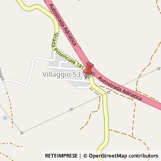 Mappa Via Villaggio Siv, 14, 66054 Vasto, Chieti (Abruzzo)