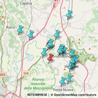 Mappa Via Papa Gregorio XVI, 00015 Monterotondo RM, Italia (4.0055)