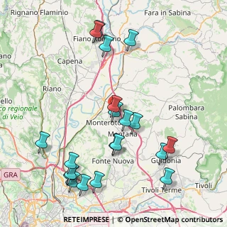 Mappa Via Bormida, 00015 Monterotondo RM, Italia (9.9545)