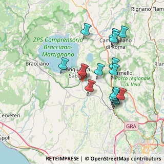 Mappa Via Augusto, 00061 Anguillara Sabazia RM, Italia (7.01625)