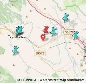 Mappa Via Valle S. Giovanni, 67069 Tagliacozzo AQ, Italia (5.26455)