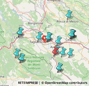 Mappa Via Valle S. Giovanni, 67069 Tagliacozzo AQ, Italia (17.005)