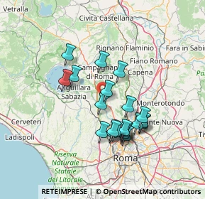 Mappa Via del Frantoio, 00060 Formello RM, Italia (12.6105)