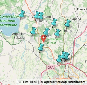 Mappa Via del Frantoio, 00060 Formello RM, Italia (7.85154)