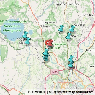 Mappa Via del Frantoio, 00060 Formello RM, Italia (7.24308)