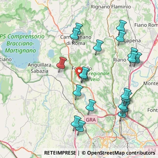 Mappa Via del Frantoio, 00060 Formello RM, Italia (9.771)