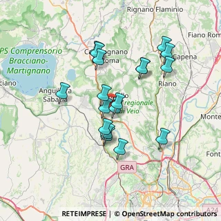 Mappa Via del Frantoio, 00060 Formello RM, Italia (6.72)