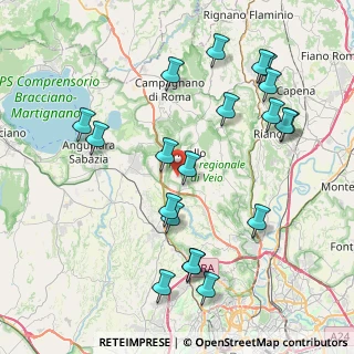 Mappa Via del Frantoio, 00060 Formello RM, Italia (9.473)