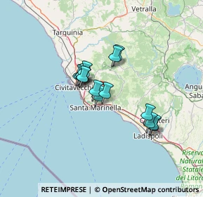 Mappa Via Santa Maria della Visitazione, 00058 Santa Marinella RM, Italia (10.274)