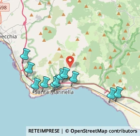 Mappa Via Santa Maria della Visitazione, 00058 Santa Marinella RM, Italia (4.19636)